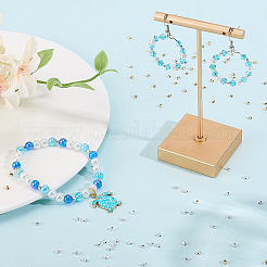 300шт 2 цвета латунные дистанционные бусины&nbsp;KK-BBC0016-28