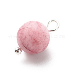 Natürliche weiße Jade Charms&nbsp;PALLOY-JF01843