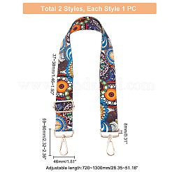 2 шт. 2-х видов ремней для сумок из полиэфирной ткани FIND-WR0003-92