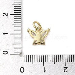 Messing micro pave klare zirkonia anhänger&nbsp;KK-U005-01D-G