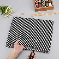 Tissu polycoton à rayures d'un mètre&nbsp;DIY-MA0007-31F