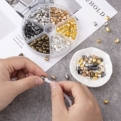 300шт 6 цвета железный конец шнура&nbsp;IFIN-CJ0001-60