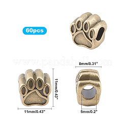 Европейские сплавочные бусины тибетского стиля &nbsp;MPDL-PH0001-11AB