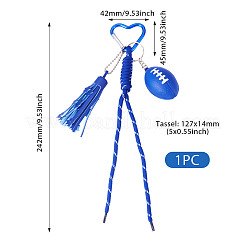1 pendentif décoratif en coton tressé&nbsp;AJEW-TA0002-56A