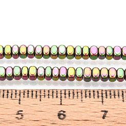 Гальванические нити из синтетических немагнитных гематитовых бусин G-T139-61E