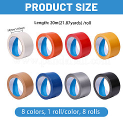 8 Rolle 8-farbiges Klebeband&nbsp;DIY-CA0008-28