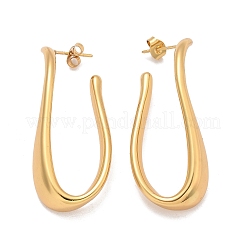 U-образные серьги-гвоздики из нержавеющей стали 304&nbsp;EJEW-C142-13G