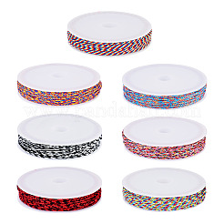 7 color s24-ply cordones trenzados de algodón&nbsp;OCOR-TA0004-23A