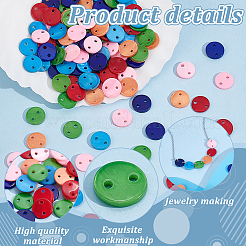 180 шт. 6-цветная аэрозольная краска для соединения/соединений из натуральной пресноводной ракушки&nbsp;SHEL-GA0001-28