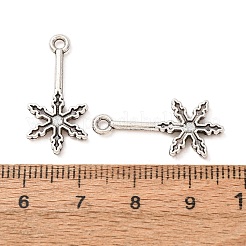 Tibetischer stil Aluminium Anhänger & Charms&nbsp;AL-CBA5212-14AS