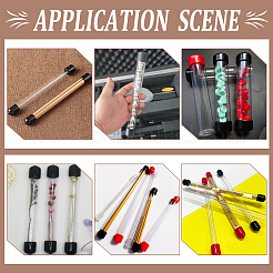 Прозрачные контейнеры для пластиковых шариков из ПВХ AJEW-WH0460-071A