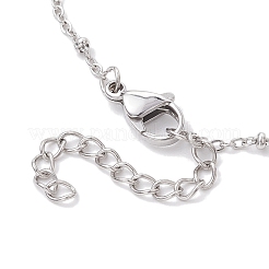 Anlaufbeständige Satellitenketten-Armbandherstellung aus Edelstahl 304&nbsp;X-BJEW-JB10587-01