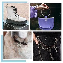 12 шт. 6 стильные подвески для обуви из сплава&nbsp;HJEW-DR00116