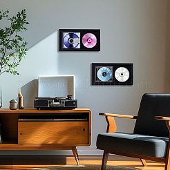 Présentoirs à CD en plastique synthétique&nbsp;ODIS-WH0030-303
