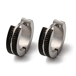 Серьги-кольца из нержавеющей стали 304&nbsp;EJEW-D331-03PB