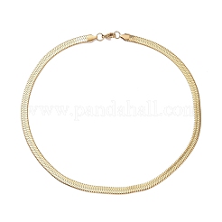 PVD вакуумное покрытие 304 нержавеющая сталь змеиные цепи ожерелья&nbsp;X-NJEW-O058-32G