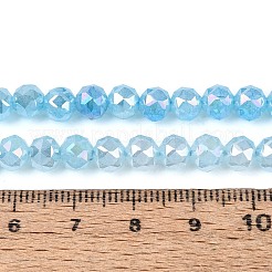 Anlaufschutz-Glasperlenstränge mit galvanischer Beschichtung&nbsp;GLAA-N064-6mm-09