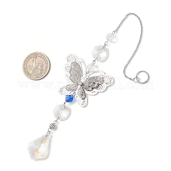 Стеклянные каплевидные подвесные ловцы солнца&nbsp;HJEW-JM04755-01