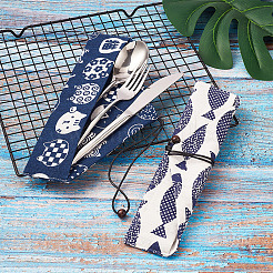 Переносная посуда палочки для еды ложка сумка ABAG-TA0001-10