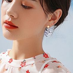 20個10スタイルアクリルパーツ  四角と長方形と丸  ミックスカラー  29.5~44x20~31.5x2~2.5mm  2個/スタイル&nbsp;SACR-SZ0001-16
