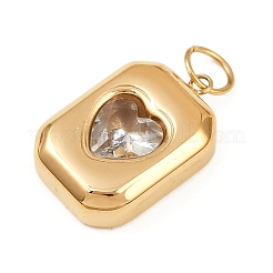 Подвески из стекла из нержавеющей стали 304&nbsp;LS-STAS-K307-13G