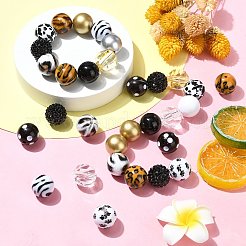 Наборы для изготовления ювелирных изделий своими руками из акриловых и смоляных бусин на тему животных&nbsp;DIY-CJ0002-43