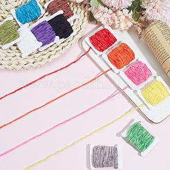 12 Stück 12 Farben Polyester-Chenille-Garnrolle&nbsp;OCOR-SP0001-36
