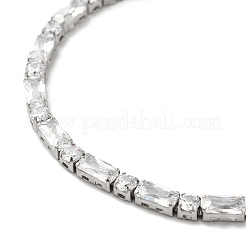 Теннисный браслет из кубического циркония&nbsp;BJEW-M301-03P