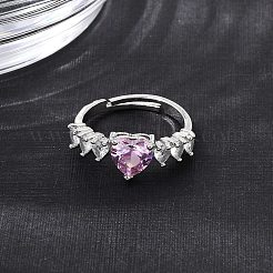 Bracciale aperto in ottone con pavé di zirconi cubici&nbsp;CU-CBA5C10-02P