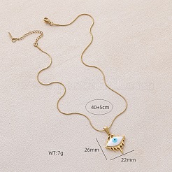 Винтажные готические белые подвески от сглаза из нержавеющей стали 304&nbsp;NA1572