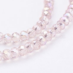 Стеклянные бусины с гальваническим покрытием &nbsp;EGLA-R048-2mm-31