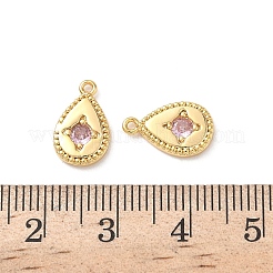 Латунные микро проложить кубического циркония подвески&nbsp;KK-D504-20C-G