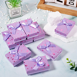 Картонные коробки для упаковки ювелирных изделий с узором в горошек CON-TAC0011-04B-04