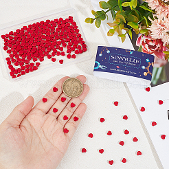 4 нити окрашенных синтетических бирюзовых бусин в форме сердца G-SC0002-61B