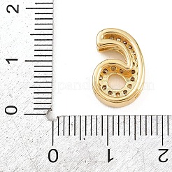 Colgante micropavé cubic zirconia de latón&nbsp;KK-B167-22G-6