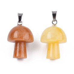 Натуральный топаз нефрита подвески&nbsp;G-N0325-10M