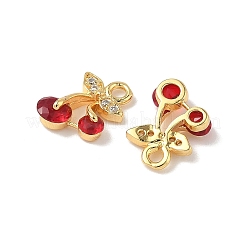 Латунные микро проложить кубического циркония подвески KK-D373-03B-G