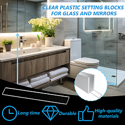 200 шт. прозрачные акриловые листы&nbsp;FIND-GA0007-20A