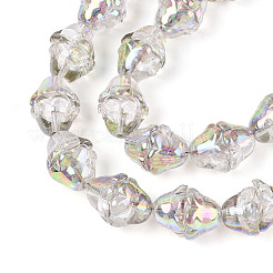 Гальванизируйте прозрачное стекло бисер нитей&nbsp;EGLA-N020-03H