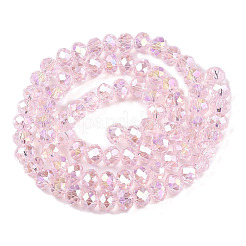 Стеклянные бусины с гальваническим покрытием &nbsp;X-EGLA-A044-T6mm-B10