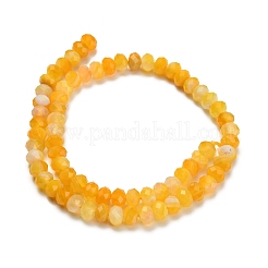 Натуральные полосатые агатовые бусы&nbsp;G-Z111-A01-02