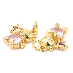 Латунь с подвесками из фианита KK-K343-03G