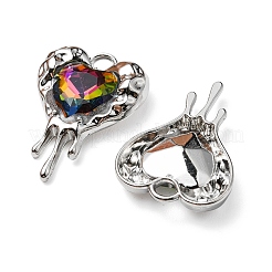 Стеклянные подвески из сплава с покрытием стойки&nbsp;FIND-YW0001-86B