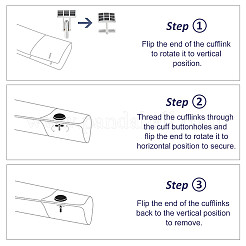 2 пара латунных запонок KK-CA0003-40