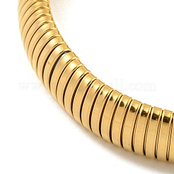 Браслет-цепочка в виде плоской змейки из нержавеющей стали 304&nbsp;BJEW-B076-01G