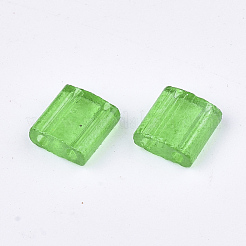 2-hole perline di vetro&nbsp;SEED-T003-01C-04