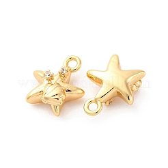 Подвески латунные горный хрусталь&nbsp;KK-E793-13G