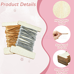 60 шт. необработанных деревянных вырезок для поделок&nbsp;DIY-SC0031-12A