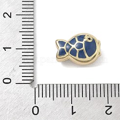 Латунь эмаль бисера KK-K368-18G