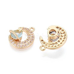 Латунные микро проложить кубического циркония подвески&nbsp;KK-T078-33G